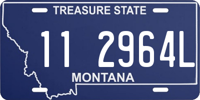 MT license plate 112964L