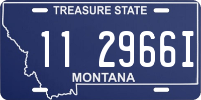 MT license plate 112966I
