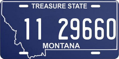 MT license plate 112966O