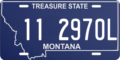 MT license plate 112970L