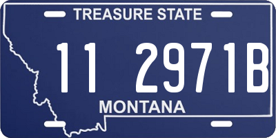 MT license plate 112971B