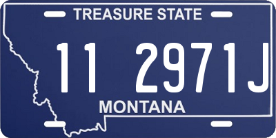 MT license plate 112971J