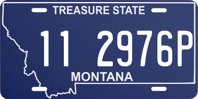 MT license plate 112976P