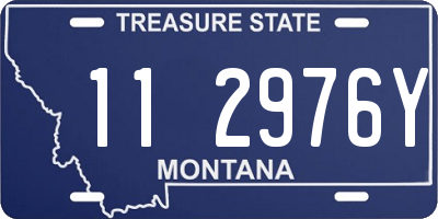 MT license plate 112976Y