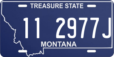 MT license plate 112977J