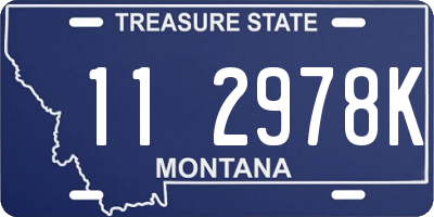 MT license plate 112978K