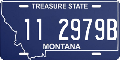 MT license plate 112979B