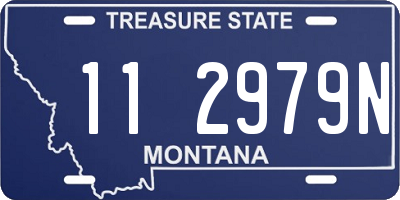 MT license plate 112979N