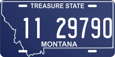 MT license plate 112979O