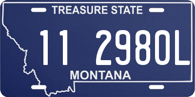 MT license plate 112980L