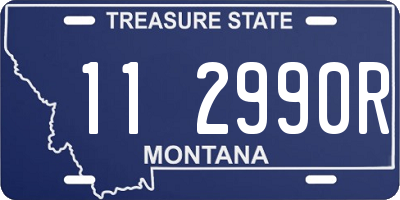 MT license plate 112990R