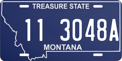 MT license plate 113048A