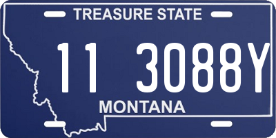 MT license plate 113088Y