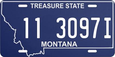 MT license plate 113097I