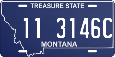 MT license plate 113146C