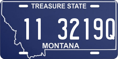 MT license plate 113219Q