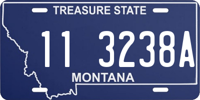 MT license plate 113238A