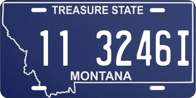 MT license plate 113246I