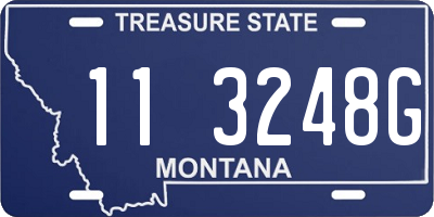 MT license plate 113248G
