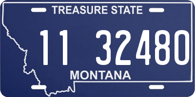 MT license plate 113248O