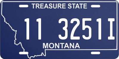 MT license plate 113251I