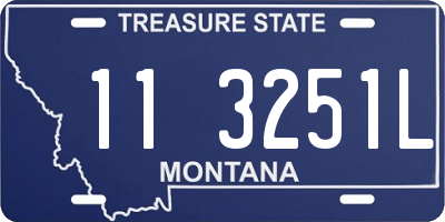 MT license plate 113251L