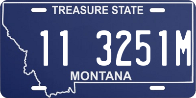 MT license plate 113251M