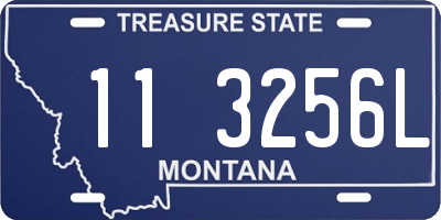 MT license plate 113256L