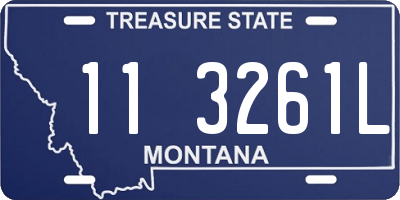 MT license plate 113261L