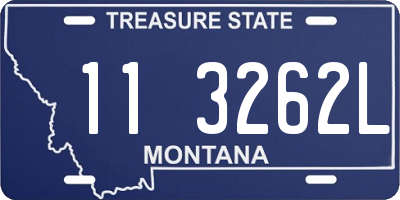 MT license plate 113262L