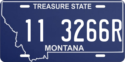 MT license plate 113266R