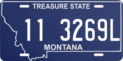 MT license plate 113269L