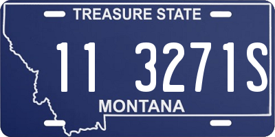 MT license plate 113271S