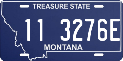 MT license plate 113276E