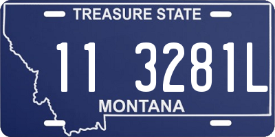 MT license plate 113281L