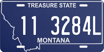 MT license plate 113284L