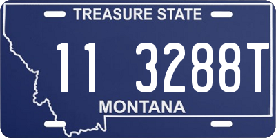 MT license plate 113288T
