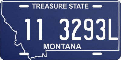 MT license plate 113293L