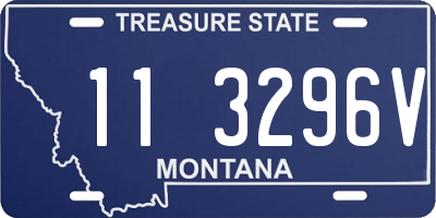 MT license plate 113296V