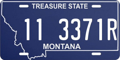 MT license plate 113371R