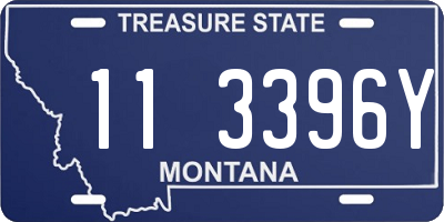MT license plate 113396Y