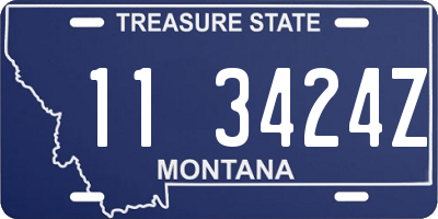 MT license plate 113424Z