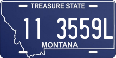 MT license plate 113559L