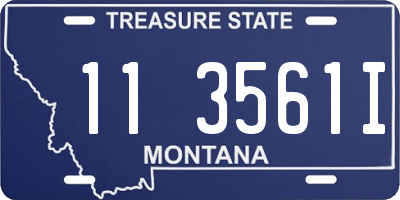 MT license plate 113561I