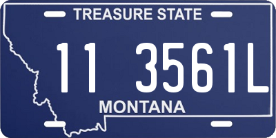 MT license plate 113561L