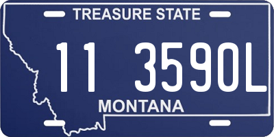 MT license plate 113590L