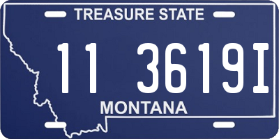 MT license plate 113619I