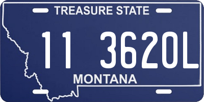 MT license plate 113620L