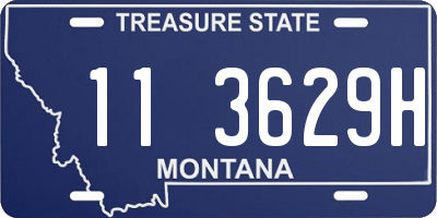 MT license plate 113629H