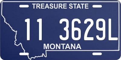 MT license plate 113629L